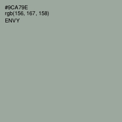 #9CA79E - Envy Color Image