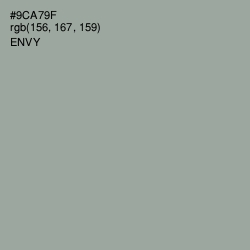 #9CA79F - Envy Color Image