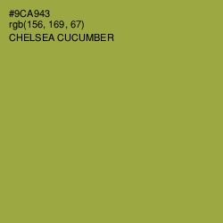 #9CA943 - Chelsea Cucumber Color Image