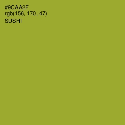 #9CAA2F - Sushi Color Image