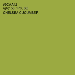 #9CAA42 - Chelsea Cucumber Color Image