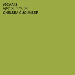 #9CAA43 - Chelsea Cucumber Color Image