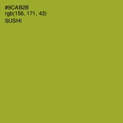 #9CAB2B - Sushi Color Image