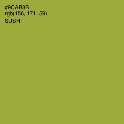 #9CAB3B - Sushi Color Image