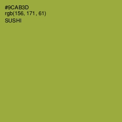 #9CAB3D - Sushi Color Image
