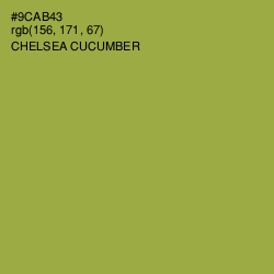 #9CAB43 - Chelsea Cucumber Color Image