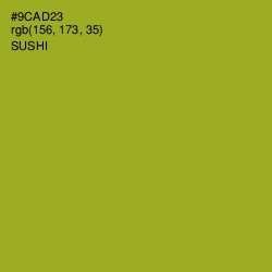 #9CAD23 - Sushi Color Image