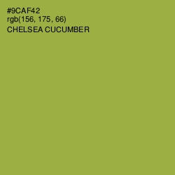 #9CAF42 - Chelsea Cucumber Color Image