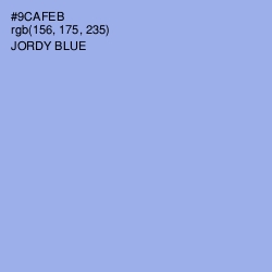 #9CAFEB - Jordy Blue Color Image