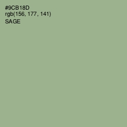 #9CB18D - Sage Color Image