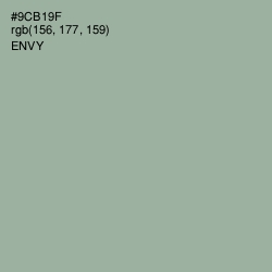 #9CB19F - Envy Color Image