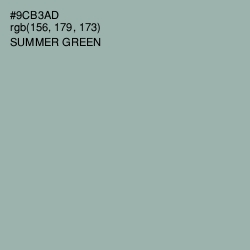 #9CB3AD - Summer Green Color Image