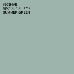 #9CB4AB - Summer Green Color Image