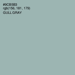 #9CB5B3 - Gull Gray Color Image