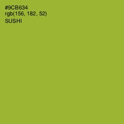 #9CB634 - Sushi Color Image