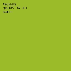 #9CBB29 - Sushi Color Image