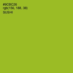 #9CBC26 - Sushi Color Image