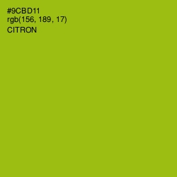 #9CBD11 - Citron Color Image