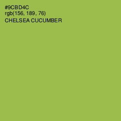 #9CBD4C - Chelsea Cucumber Color Image
