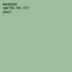 #9CBE9D - Envy Color Image