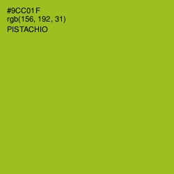 #9CC01F - Pistachio Color Image