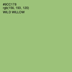 #9CC178 - Wild Willow Color Image