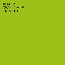 #9CC21A - Pistachio Color Image