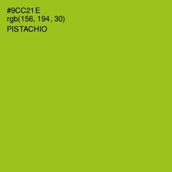 #9CC21E - Pistachio Color Image