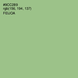 #9CC289 - Feijoa Color Image