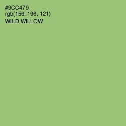 #9CC479 - Wild Willow Color Image