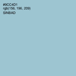 #9CC4D1 - Sinbad Color Image