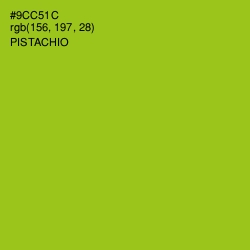 #9CC51C - Pistachio Color Image