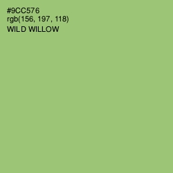 #9CC576 - Wild Willow Color Image