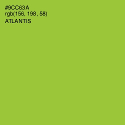 #9CC63A - Atlantis Color Image