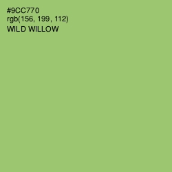 #9CC770 - Wild Willow Color Image