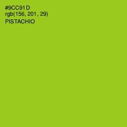 #9CC91D - Pistachio Color Image