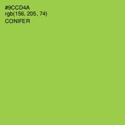 #9CCD4A - Conifer Color Image