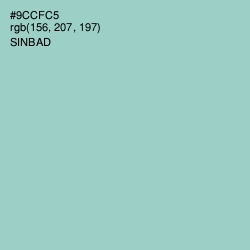 #9CCFC5 - Sinbad Color Image