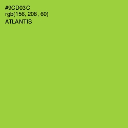 #9CD03C - Atlantis Color Image