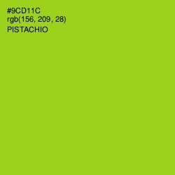 #9CD11C - Pistachio Color Image