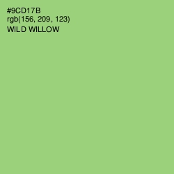 #9CD17B - Wild Willow Color Image