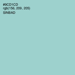 #9CD1CD - Sinbad Color Image