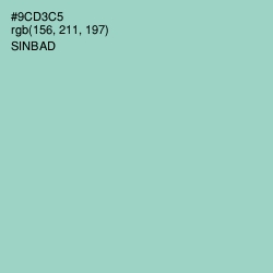 #9CD3C5 - Sinbad Color Image