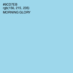 #9CD7EB - Morning Glory Color Image