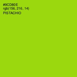 #9CD80E - Pistachio Color Image