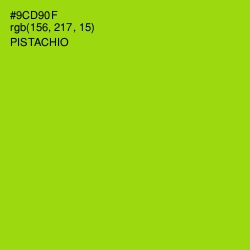 #9CD90F - Pistachio Color Image