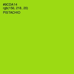 #9CDA14 - Pistachio Color Image