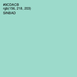 #9CDACB - Sinbad Color Image