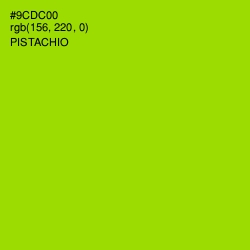 #9CDC00 - Pistachio Color Image