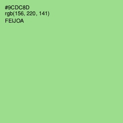 #9CDC8D - Feijoa Color Image